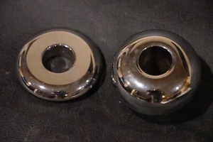 Chrome OEM Rear Wheel Spacers 41608-06 For Harley FXST FXSTB FXSTS NOS - Picture 1 of 6