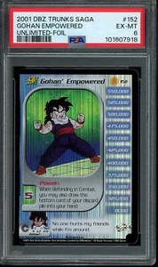 Dragonball Z Score Gohan Empowered Foil LV4 #152 Trunks Saga 2001 PSA 6 - Picture 1 of 2