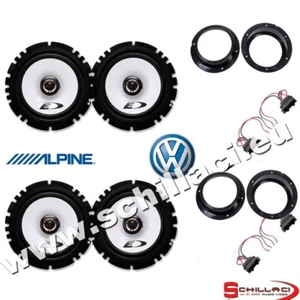 Kit 4 altavoces Alpine para VW Volkswagen Touareg (-2003/-2008) adaptatores - Imagen 1 de 1