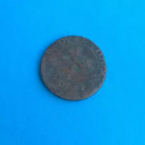 Pièce de Monnaie Double Tournois 1640 Frédéric-Henri de Nassau - Picture 1 of 2