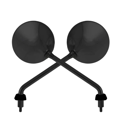 COPPIA SPECCHI SPECCHIETTI DX + SX NERI PIAGGIO LIBERTY IGET 50 125 150 - Immagine 1 di 3