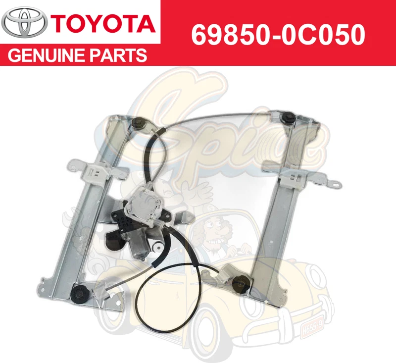 Regulador de vidrio ventana trasera tundra genuino Toyota 07-21 con motor 69850-0C050 Foto 1 de 1