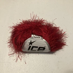 5 New Ice Fun Fur Dark Red LONG Eyelash Yarn 50 gram Skeins - Picture 1 of 2