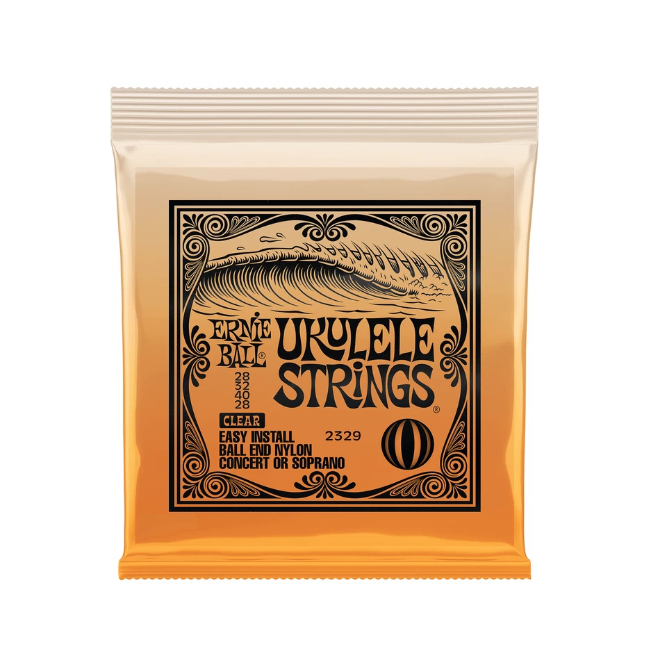 Ernie Ball Concert/Soprano Nylon Ball-End Ukulele Strings - Clear - Image 1 of 1