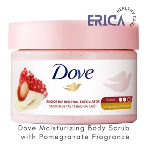 2x Dove Smothie Renewal Exfoliator Moisturizing Body Scrub Pomegranate Fragrance - Picture 1 of 8
