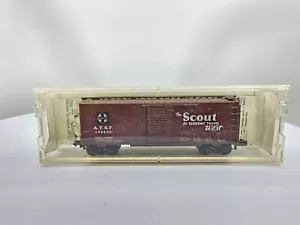Kadee Micro Trains N Scale 20050 40' Steel Single Door Box Car ATSF 144430 Scout - Picture 1 of 8