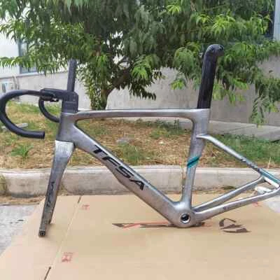 Cuadro de bicicleta de fibra de carbono línea interior completa freno de disco cuadro rompevientos Foto 1 de 4