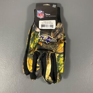 Baltimore Ravens Camouflage Camo Team Utility Gloves Embroidered NFL Football