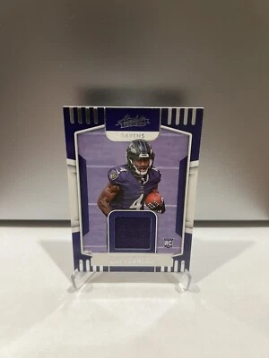 2023 Absolute Football Zay Flowers No.ARM-9 Rookie Patch - Image 1 of 2