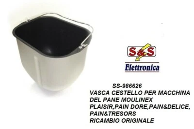 SS-986626 CESTELLO PER MACCHINA DEL PANE MOULINEX MODELLO PAIN DORE OW210130/87A - Immagine 1 di 3