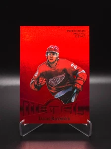 COLOR MATCH! Lucas Raymond 2024-25 Metal Universe Retro #RT-8 PMG Red #72/100 - Picture 1 of 4