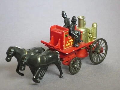 Lesney London Fire Brigade caballo tirado fuego tirado Foto 1 de 4