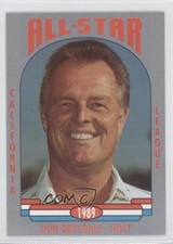 1989 Cal League California League All-Stars Don Drysdale #28 HOF