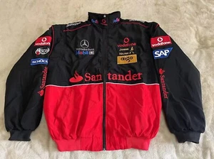 Unisex Adult F1 Racing Jacket, Benz Jacket ,Ebroidered Cotton Padded M-2XL - Picture 1 of 30
