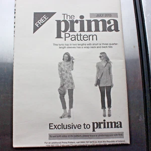 Prima Sewing Pattern, Tunic, uncut, unused, January 2013 - Picture 1 of 6