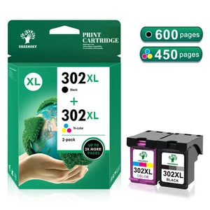 DRUCKERPATRONEN für HP 302 XL OfficeJet 1110 3830 3831 3832 3833 3834 3835 4650 - Bild 1 von 8