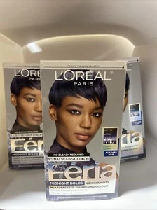 (3)L'Oreal Feria Permanent Hair Color M10 Cosmic Azure - Picture 1 of 3