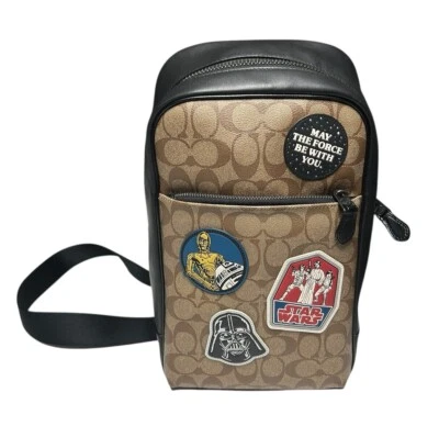 COACH X STAR WARS Westway Pack Sling Bag Crossbody Signature Canvas - Image 1 of 4