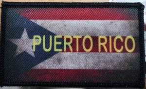 Parche bandera de Puerto Rico con gancho y bucle Tactical II - Imagen 1 de 1