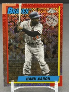 2025 Topps Update Hank Aaron Chrome Silver Pack #U90C-46 Braves - Bild 1 von 2