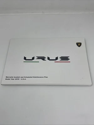 Lamborghini URUS 2019 folleto de garantía y plan de mantenimiento programado EE. UU., nuevo Foto 1 de 4