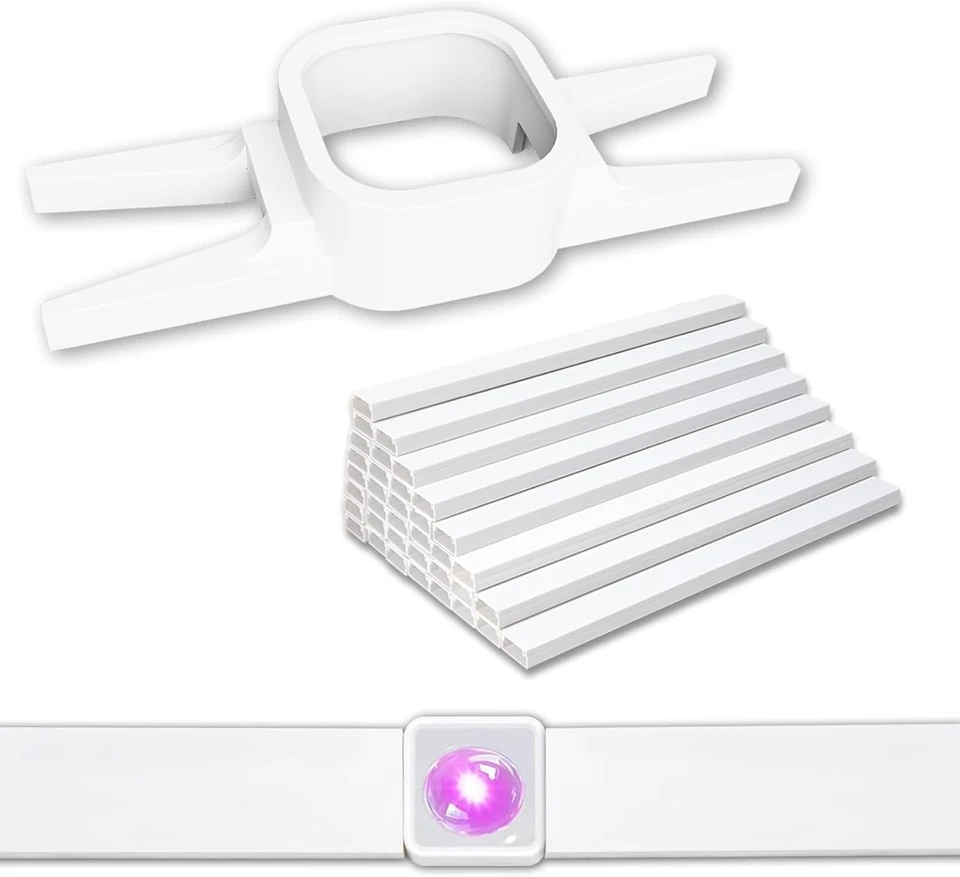 DNSHORIX 100FT Light Track System for Govee Permanent Outdoor Lights Pro (H706A)