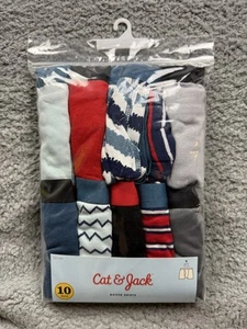 Cat & Jack Boxershorts Jungen Small S 6/7 Mehrfarbig 10er Pack Unterwäsche Jugend Neu - Bild 1 von 4