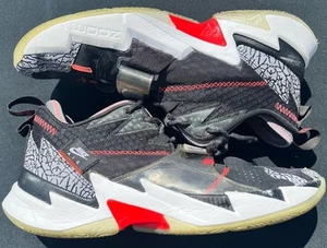 RARE🔥 Nike Air Jordan Why Not Zer0.3 Black Cement Gray Red CD3003-006 Size 15 - Picture 1 of 5