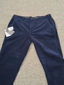 Brook Taverner Herren dunkelblau Stretch Cord #NEU # W36 L31 - Bild 1 von 10