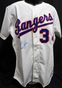 Nolan Ryan Texas Rangers Signed Rawlings Authentic Jersey JSA Authenticated - Picture 1 of 5