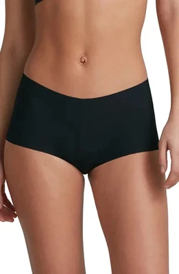 Черные бесшовные классические трусики-бойшорты Commando L94414 размер S/M - Изображение 1 из 3