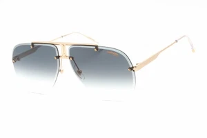CARRERA 1052/S LOJ 9K Sunglasses Gold Crystal Frame Green Shaded Lenses 65mm - Picture 1 of 4