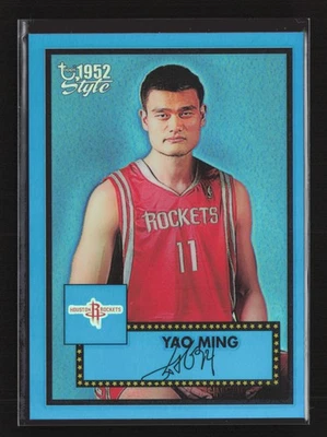 2005-06 Topps 1952 Style #88 Yao Ming Chrome Refractors Blue /149 Rockets - Image 1 of 2