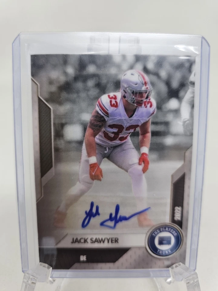 Jack Sawyer 2022 Players Trunk Rookie Auto/100 Ohio State Pittsburgh Steelers Foto 1 de 1