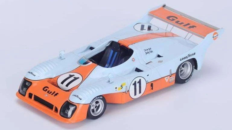 Modellino auto scala 1:43 Spark Model  GULF MIRAGE N.11 WINNER LM 1975 racing... - Immagine 1 di 1
