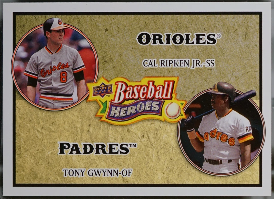 2008 Upper Deck Baseball Heroes Baseball Cal Ripken Jr. / Tony Gwynn #180 NM - Image 1 of 1