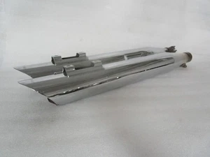 95-16 Harley Davidson Touring Python Scallop Slash Cut Slip-On Mufflers - Picture 1 of 14