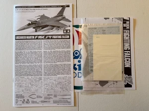 TAMIYA F-16 FALCON 1/48 Kit di spruzzi per parti 61101, 61098, 61106 - Foto 1 di 26