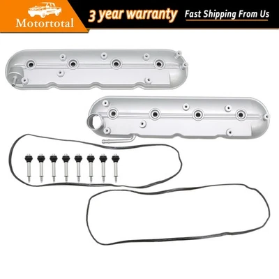 2x Valve Cover Set for 99-08 Chevy Silverado Suburban Camaro GMC Sierra 1500 - Image 1 of 4