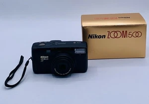 Nikon Zoom 500 AF Panorama QD Point & Shoot Film Camera in box *See Details* - Picture 1 of 10