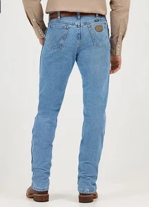 Wrangler Herren Cowboy Schnitt Original Fit Antique Light Wash Denim Jeans 29x34 - Bild 1 von 18