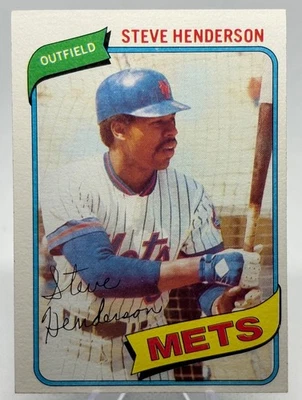 1980 Topps - Steve Henderson #299 New York Mets - Image 1 of 2
