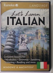 Let's Learn Italian (PC/Mac, CD-ROM) Includes Manual - Picture 1 of 4