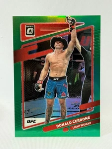 2022 Donruss Optic Donald Cerrone #33 GREEN PRIZM 4/5 - Picture 1 of 2