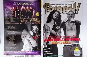 PANTERA SLASH VAN HALEN CHICKENFOOT ANGELA BURRN! 2012 Japanese Magazine - Picture 1 of 12