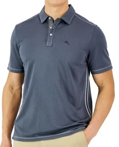 XL Tommy Bahama Herren Poloshirt Kohala Peak Turbulence grau Tencel Modell 50" - Bild 1 von 14