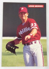 1991 Philadelphia Phillies Medford Photo Card-John Morris 
