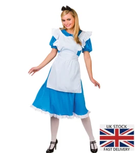 SALE Alice in Wonderland XXL Plus Size UK 26-28 Ladies Halloween Costume - Picture 1 of 1