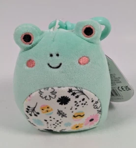 Original Squishmallows Fritz der grüne Frosch 3,5 Zoll Plüsch Clip On Neu mit Etikett Ostern - Bild 1 von 5