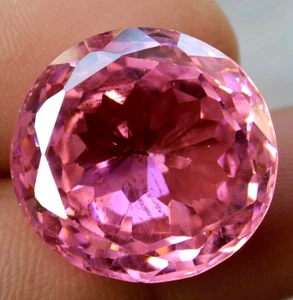 Natural Combodian Pink Zircon 96 Ct. Round Cut Loose Gemstone for Ring & Pendant - Picture 1 of 6